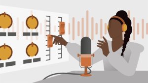 دوره آموزش تولید وکال برای پادکست و پخش صدا Linkedin - Vocal Production for Voice-Overs and Podcasts