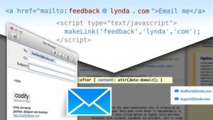 دوره آموزش طراحی وب - ایجاد و محافظت از لینک های ایمیل Lynda - Design the Web - Creating and Protecting Email Links