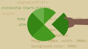 دوره آموزش طراحی وب - نمودار دایره ای با CSS Lynda - Design the Web - Pie Charts with CSS