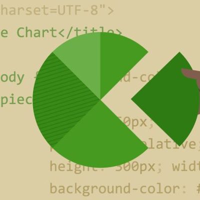 دوره آموزش طراحی وب - نمودار دایره ای با CSS Lynda - Design the Web - Pie Charts with CSS