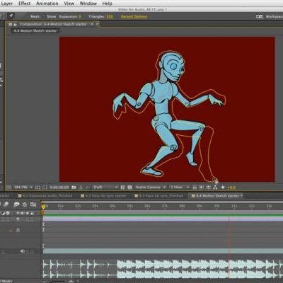 دوره آموزش ویرایش و متحرک سازی با صدا در افتر افکت Lynda - Editing and Animating to Sound with Adobe After Effects