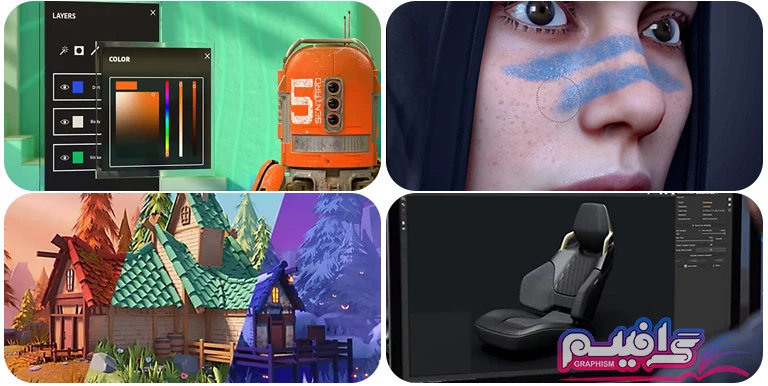 نرم افزار سابستنس پینتر Adobe Substance 3D Painter